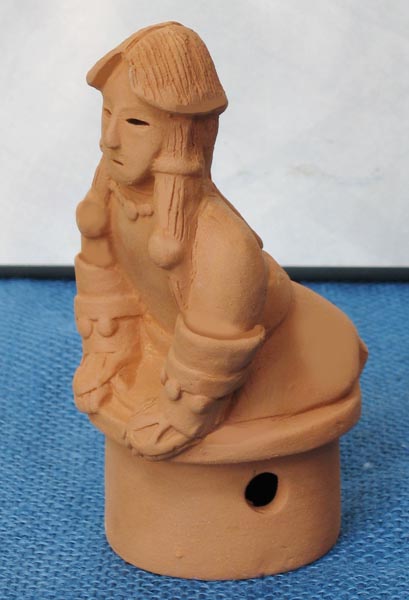 夢職人の拝謁する男の埴輪