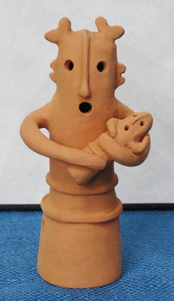 夢職人の親子埴輪の埴輪