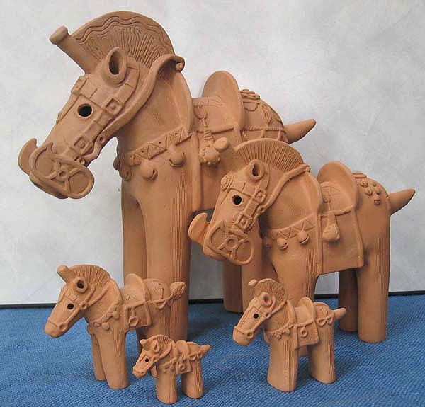 夢職人の飾り馬の埴輪